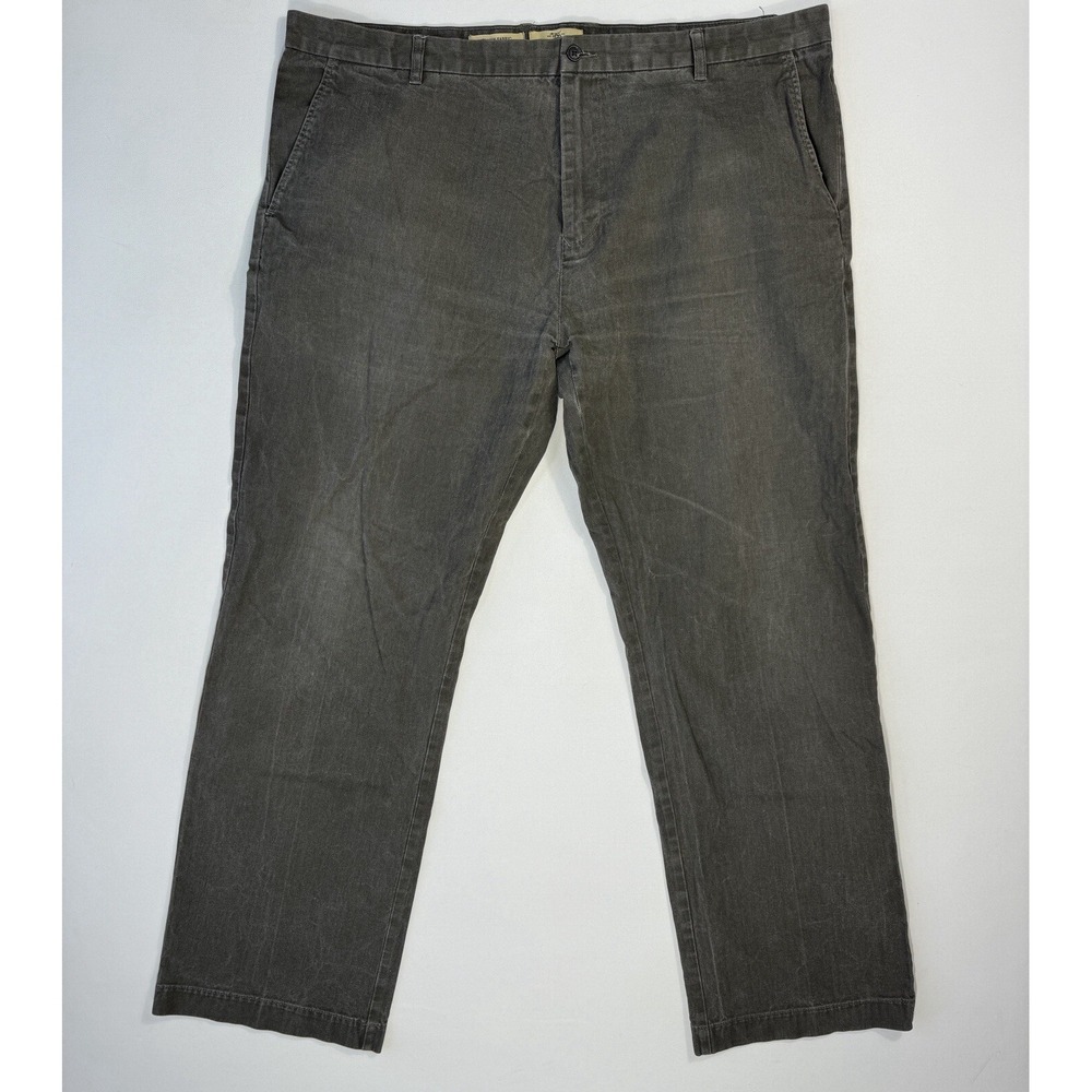 Rodd & Gunn Mens 42x32 Gray Italian Fabric Pants Regular Fit Chino Outdoor